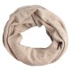 Beige flecked tubhalsduk i ren kashmir