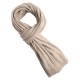 Beige flecked stickad kashmir scarf