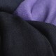 Tvåfärgad pashmina sjal i marinblå och lavendel