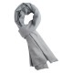 Ljusgrå kypervävd pashmina halsduk