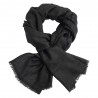 Mörkgrå jacquardvävd pashmina sjal
