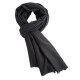 Koksgrå kypertvävd pashmina scarf