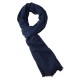 Kashmir halsduk i blå / svart melange