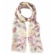 Blommig scarf i fina färger