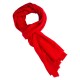 Mörkröd kypertvävd pashmina sjal