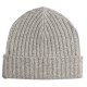 Gråmelerad kashmir beanie