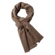 Kashmir scarf i naturbrun melange