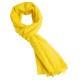 Gul kypertvävd pashmina sjal