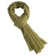 Olivgrön kypertvävd pashmina halsduk