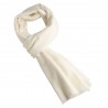 Vit kypertvävd pashmina halsduk