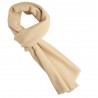 Beige kypertvävd pashmina sjal