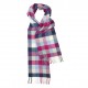 Rutiga scarf i pastellfärger