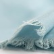 Ljusblå pashminasjal i kashmir och siden