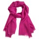 Fuchsiafärgad pashminasjal i kashmir/siden