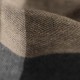Rutig kashmir scarf i grå/svart/beige