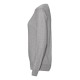 Ljusgrå tröja i silke / kashmir med rund hals