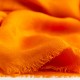 Orange jacquardvävd kashmir sjal