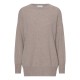 Beige oversize kashmirtröja