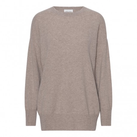 Beige oversize kashmirtröja