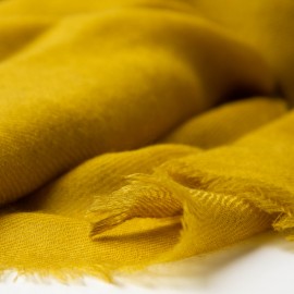 Currygul pashmina sjal i 2 -lags twill