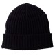 Svart kashmir beanie