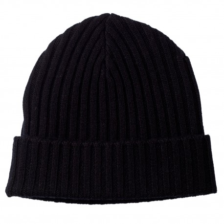 Svart kashmir beanie