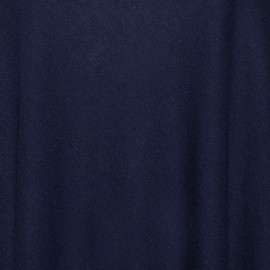 Marinblå poncho i lätt silke / kashmir blandning