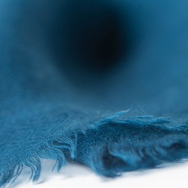 Havsbl&aring; diamantv&auml;v pashmina-scarf