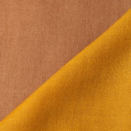 Tvåfärgad pashminasjal i varmt brunt och gyllene