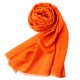 Rost orange pashmina sjal i kashmir och siden