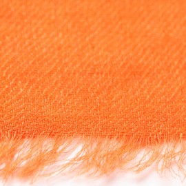 Rost-orange kvadratisk kashmirhalsduk