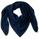 Marinblå triangulär kashmirscarf