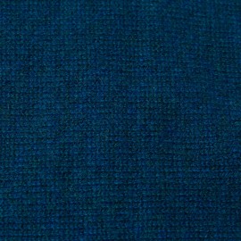 Petroleumbl&aring; halsv&auml;rmare i ren kashmir