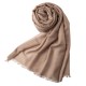 Beige pashminasjal i kashmir och siden