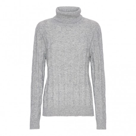 Kashmir turtleneck gråmelerad