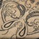 Beige bandana med paisleytryck