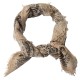 Beige bandana med paisleytryck