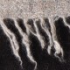 Kashmirhalsduk i naturgrå/svart