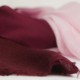 Tvåfärgad pashminasjal i vinröd och rosa