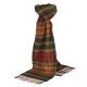 Tartan scarf i olika nyanser av orange
