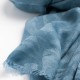 duvblå jacquardvävd pashmina sjal