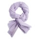 Lavendelfärgad kypertvävd pashmina halsduk