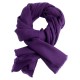 Mörk lila kypertvävd pashmina halsduk