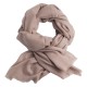 Gråbrun kypertvävd pashmina halsduk