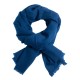 Svartblå kypertvävd pashmina halsduk