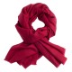 Vinröd kypertvävd pashmina halsduk
