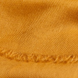 Mörk gyllene pashmina sjal i 2-trädigt kypert