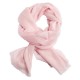 Ljusrosa pashmina sjal i 2-trädigt kypert