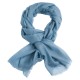 Duvblå pashmina sjal i 2-trådigt kypert