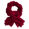 Bordeauxröd pashmina sjal i 2 ply kashmir